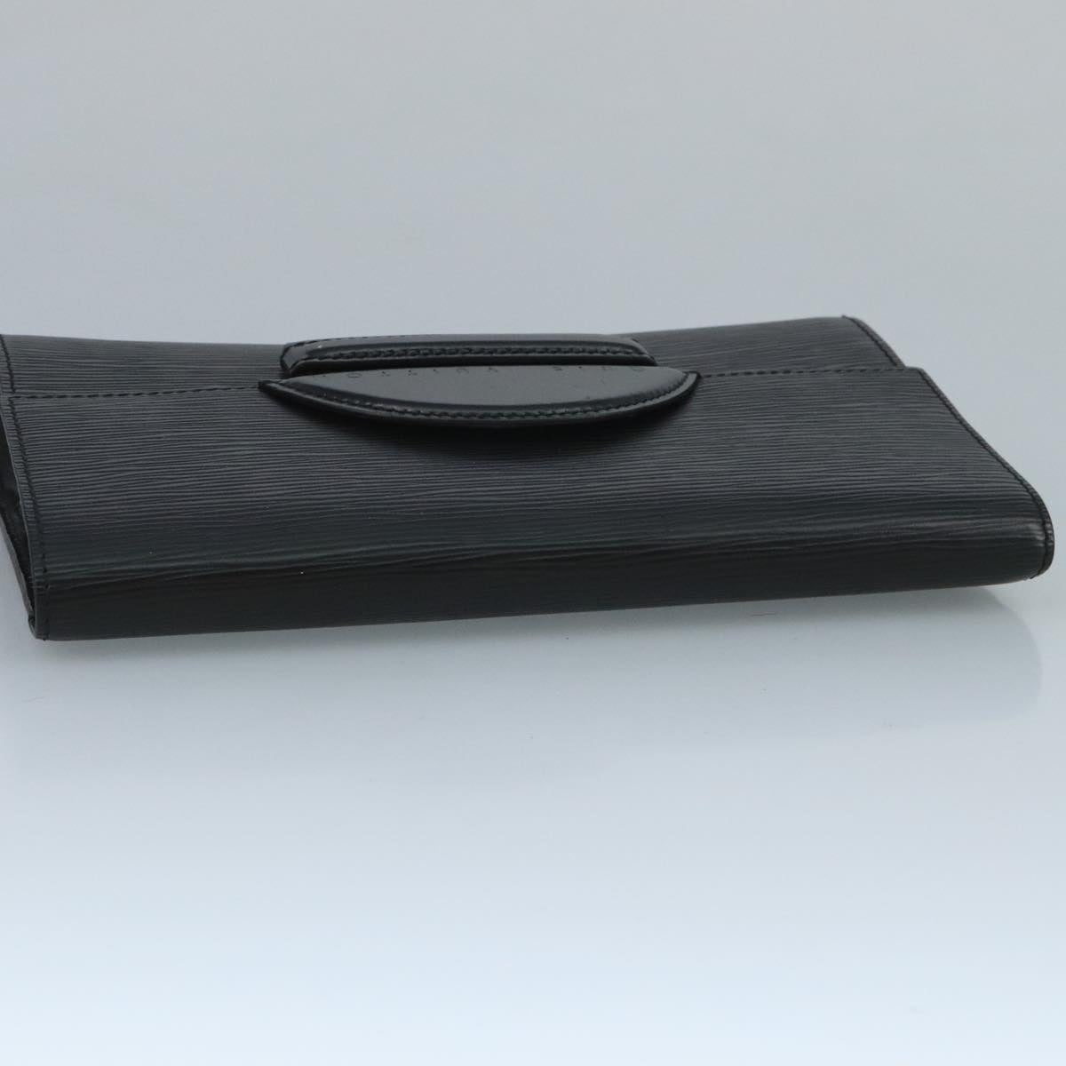 LOUIS VUITTON Epi Chaillot Clutch Bag Black M52542 LV 109184