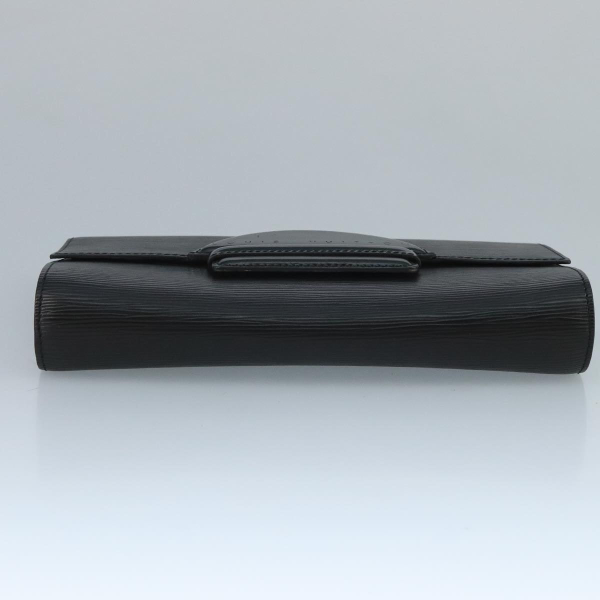 LOUIS VUITTON Epi Chaillot Clutch Bag Black M52542 LV 109184