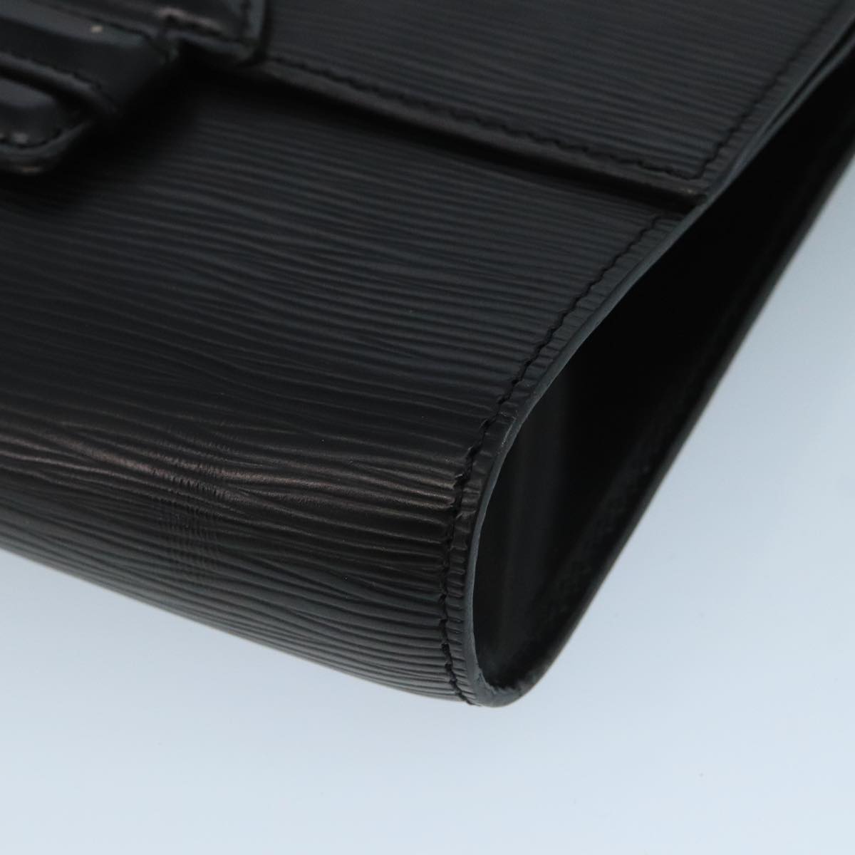 LOUIS VUITTON Epi Chaillot Clutch Bag Black M52542 LV 109184