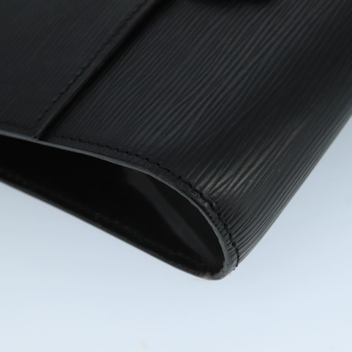 LOUIS VUITTON Epi Chaillot Clutch Bag Black M52542 LV 109184