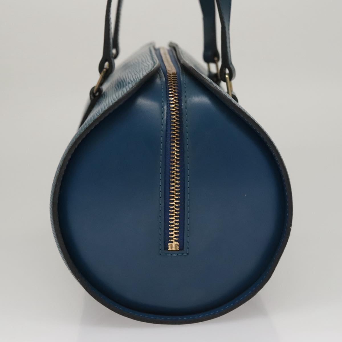 LOUIS VUITTON Epi Soufflot Hand Bag Blue M52225 LV 109229
