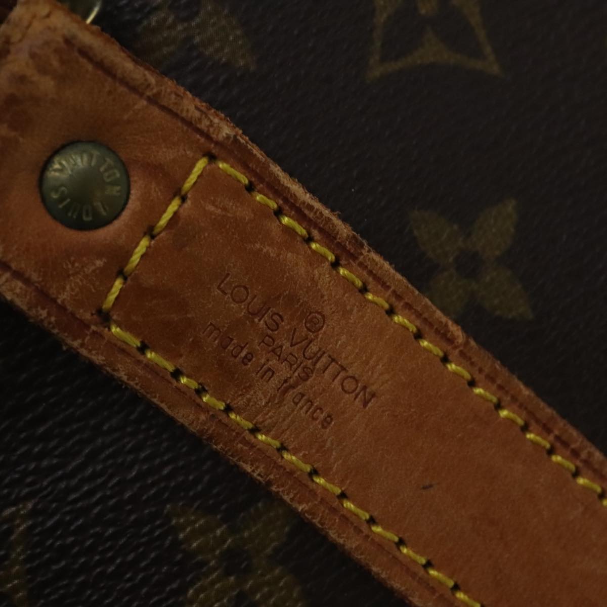 LOUIS VUITTON Monogram Keepall Bandouliere 60 Boston Bag M41412 LV 109233
