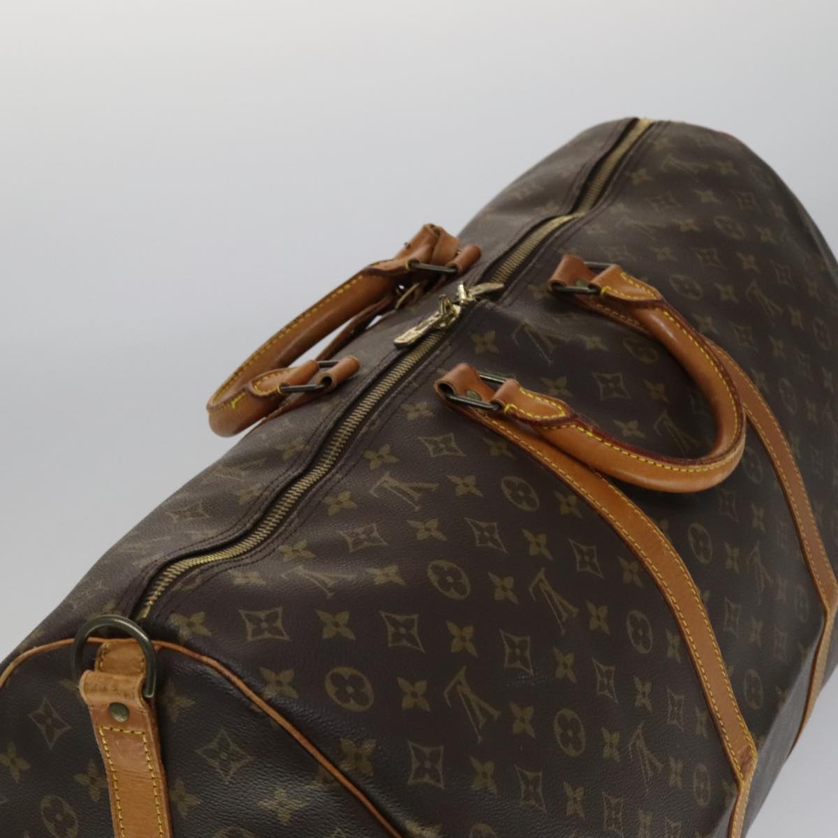 LOUIS VUITTON Monogram Keepall Bandouliere 60 Boston Bag M41412 LV 109233