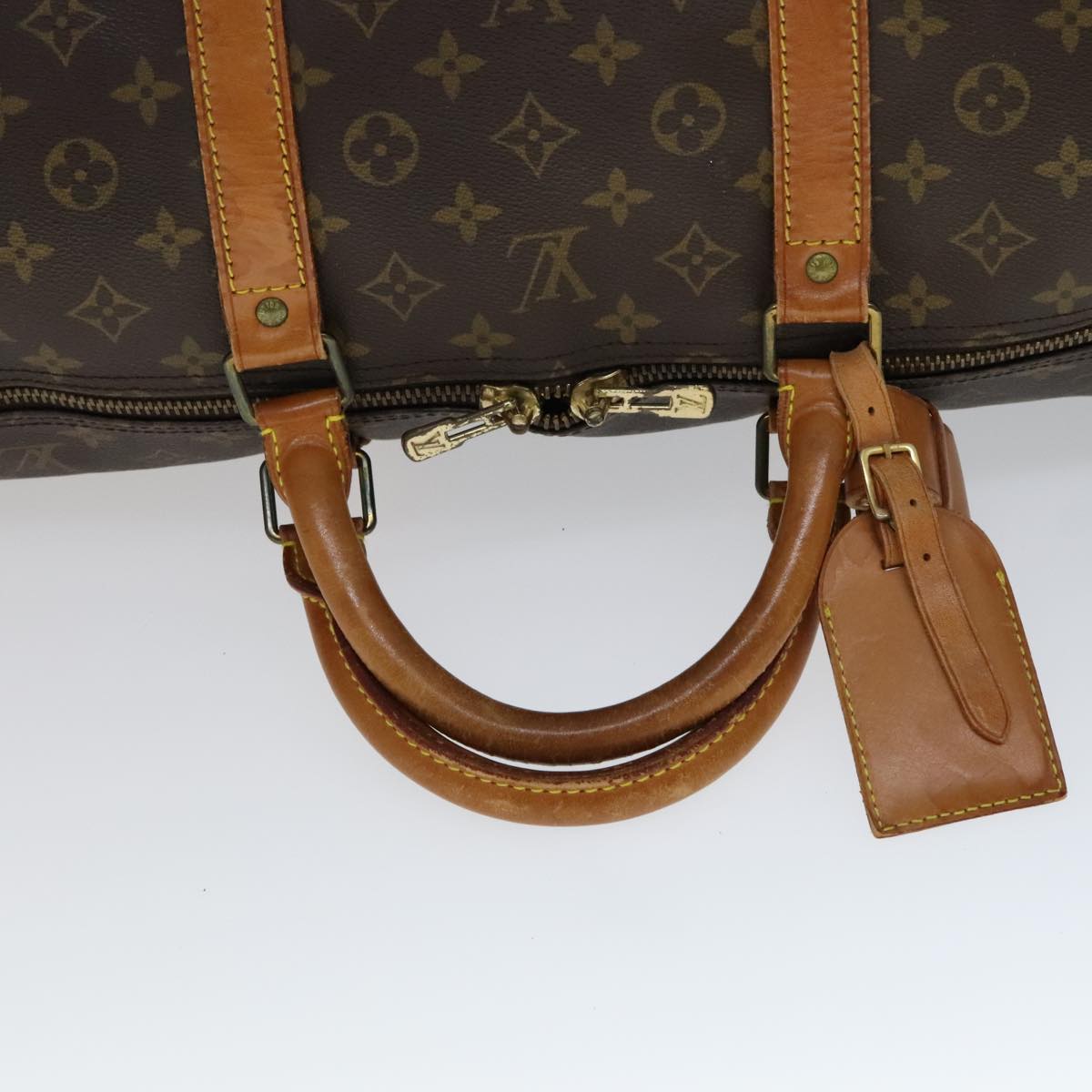 LOUIS VUITTON Monogram Keepall Bandouliere 60 Boston Bag M41412 LV 109233