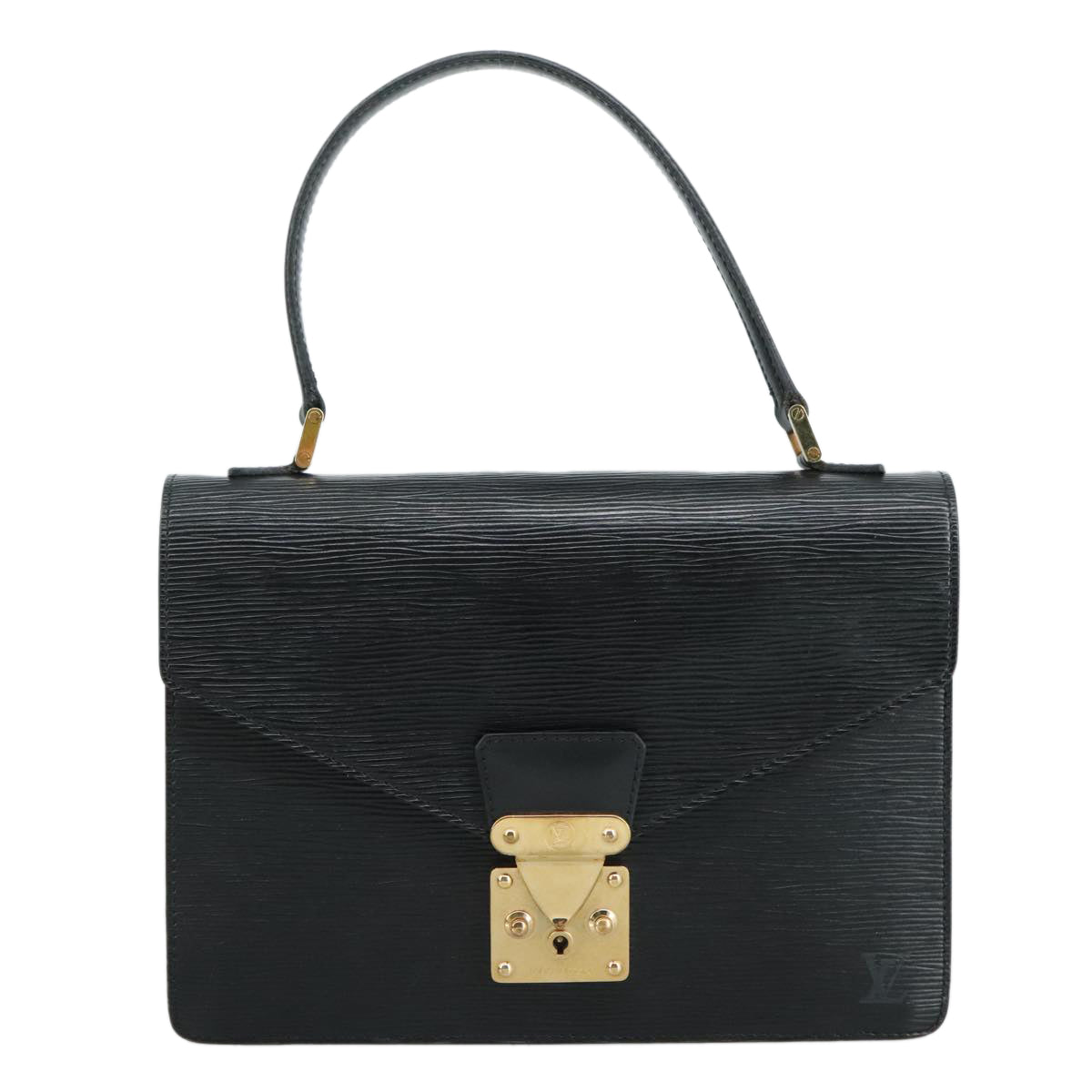 LOUIS VUITTON Epi Concorde Hand Bag Black M52132 LV 109235