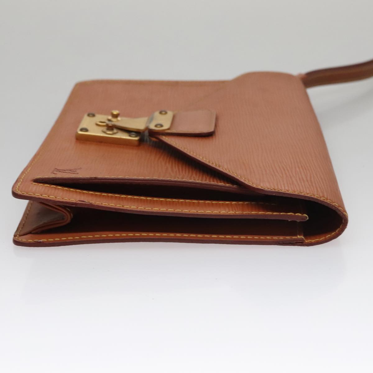 LOUIS VUITTON Epi Serie Dragonne Hand Bag Zipangu Gold M52618 LV 109257