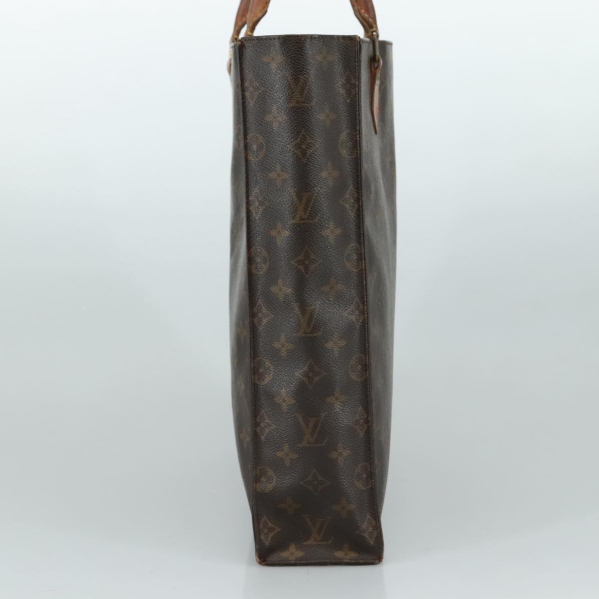 LOUIS VUITTON Monogram Sac Plat Hand Bag M51140 LV 109262