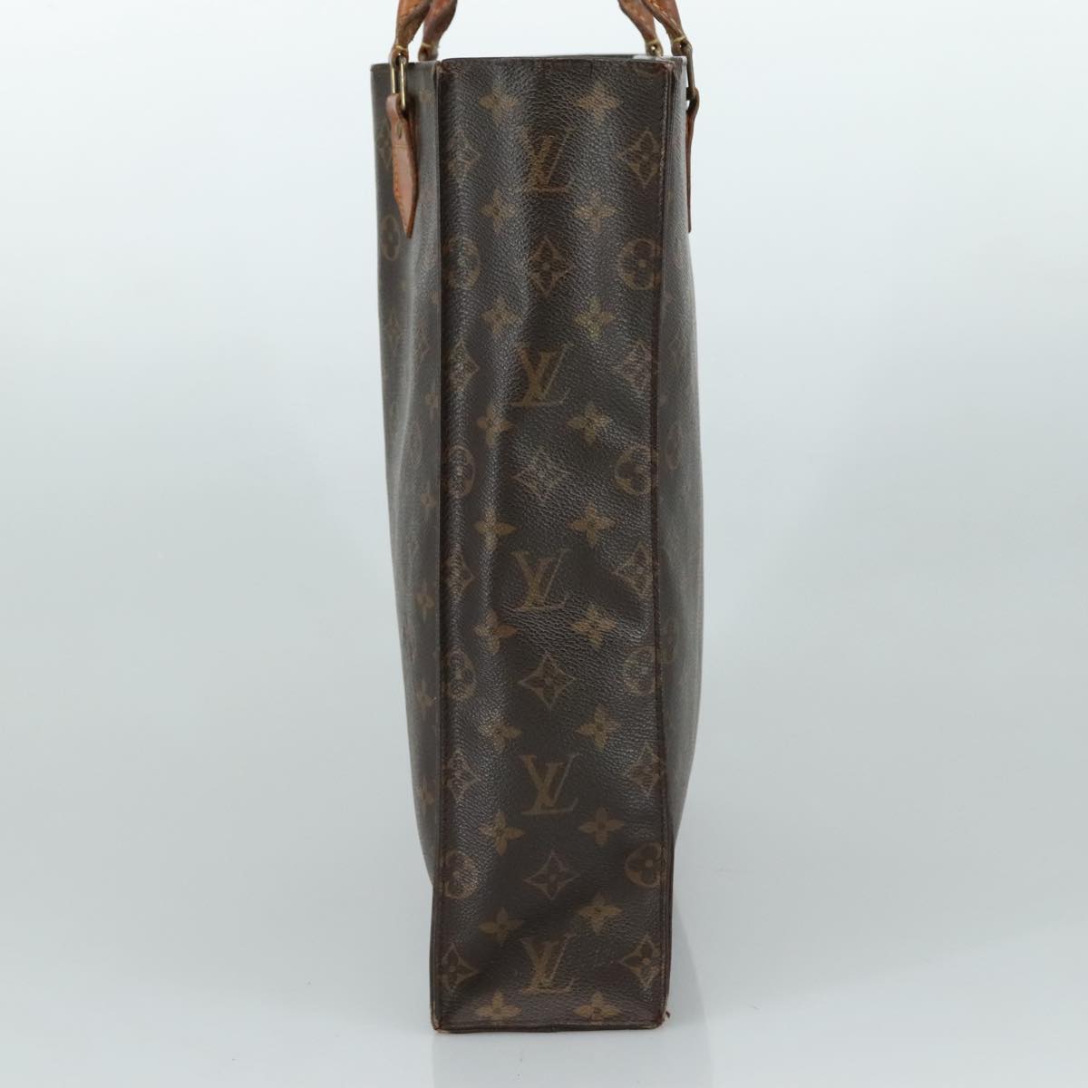 LOUIS VUITTON Monogram Sac Plat Hand Bag M51140 LV 109262