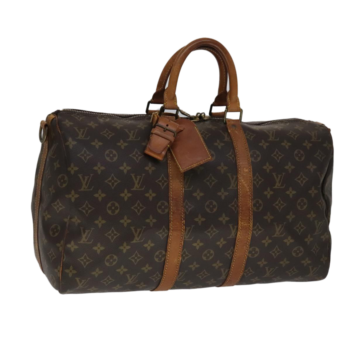 LOUIS VUITTON Monogram Keepall Bandouliere 45 Boston Bag M41418 LV 109277