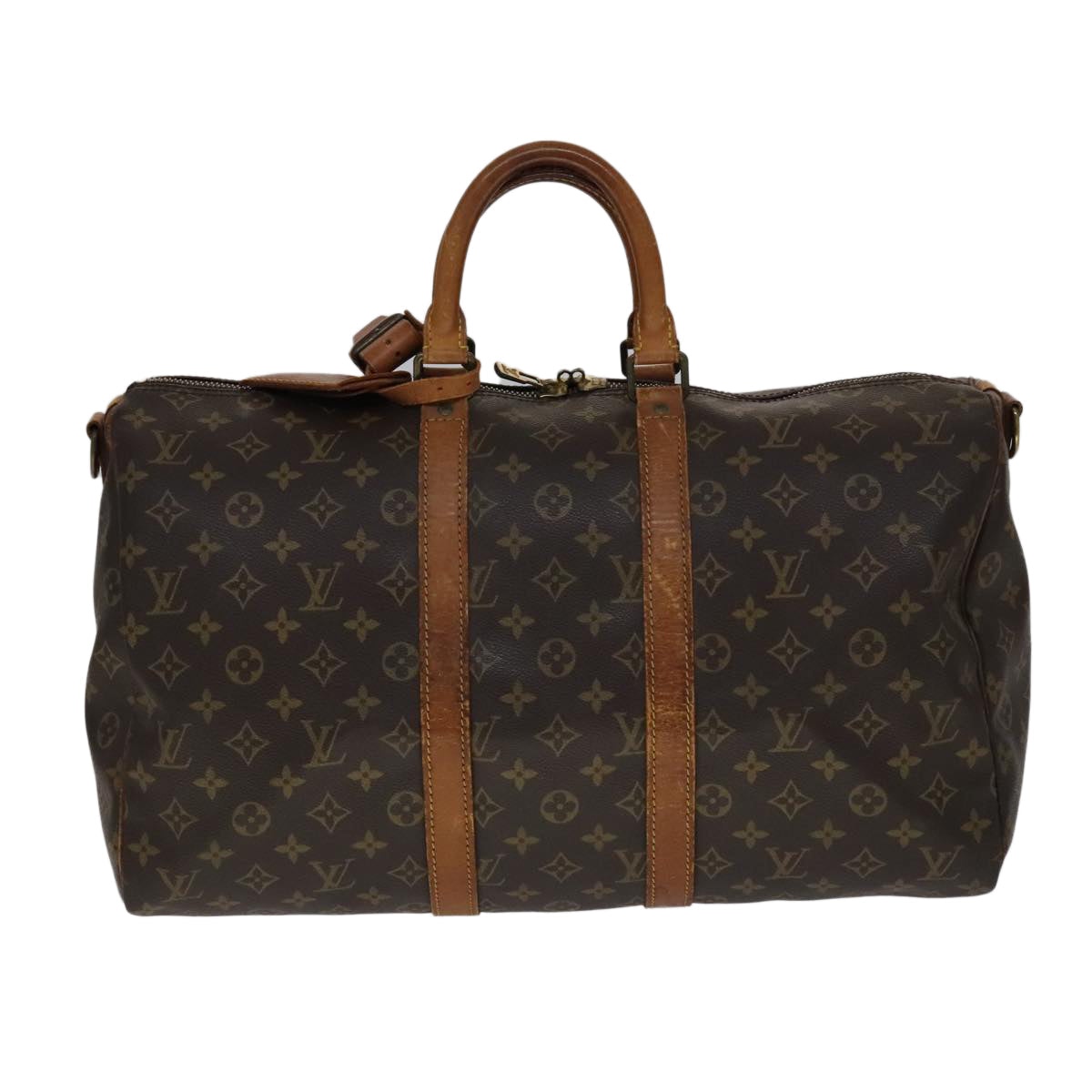 LOUIS VUITTON Monogram Keepall Bandouliere 45 Boston Bag M41418 LV 109277