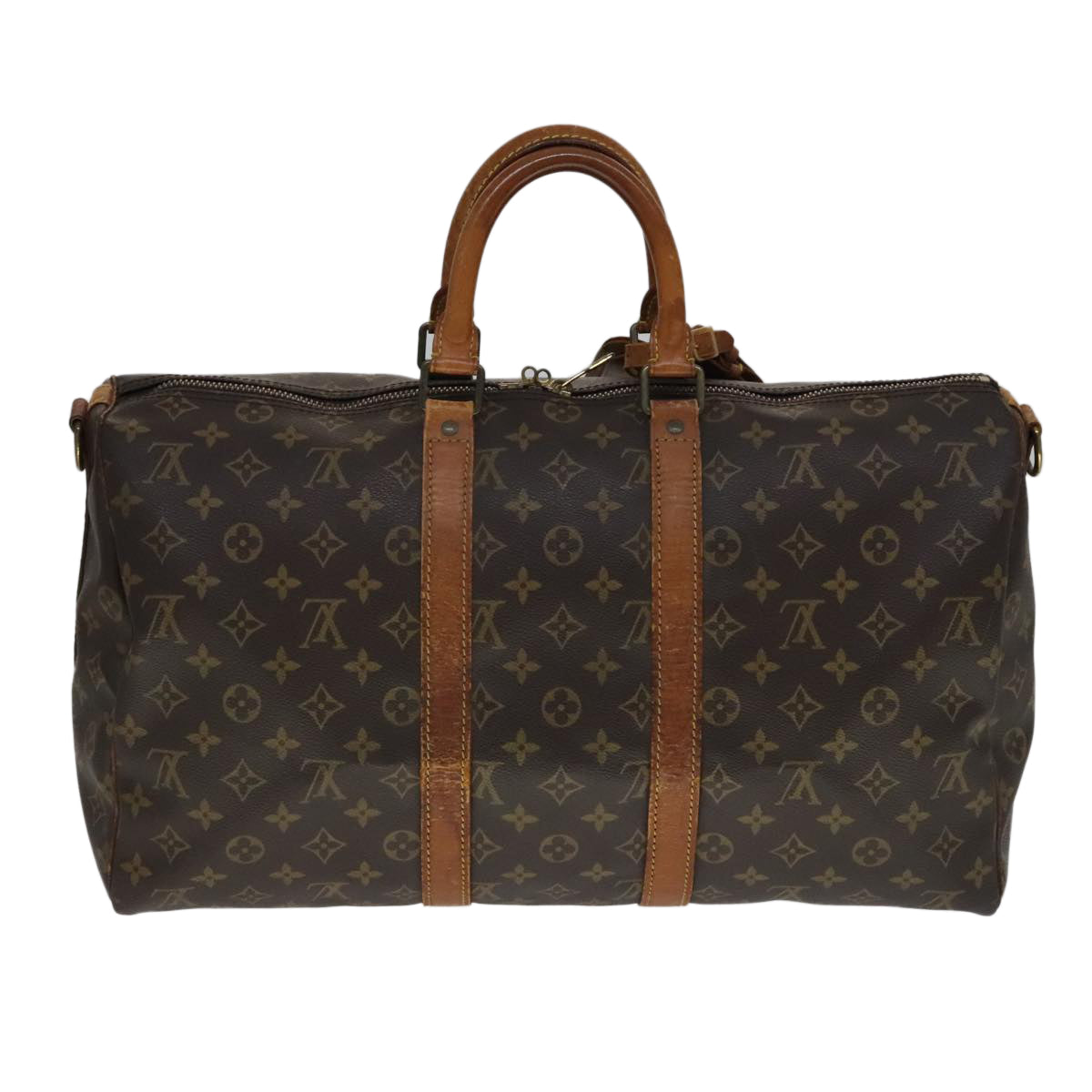 LOUIS VUITTON Monogram Keepall Bandouliere 45 Boston Bag M41418 LV 109277