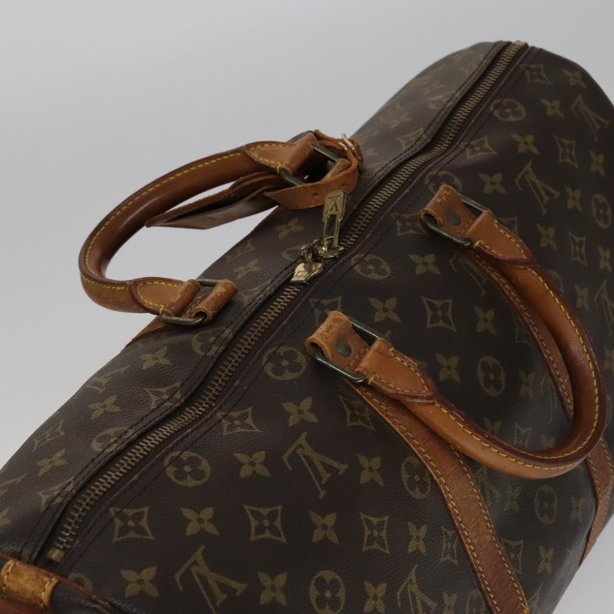 LOUIS VUITTON Monogram Keepall Bandouliere 45 Boston Bag M41418 LV 109277