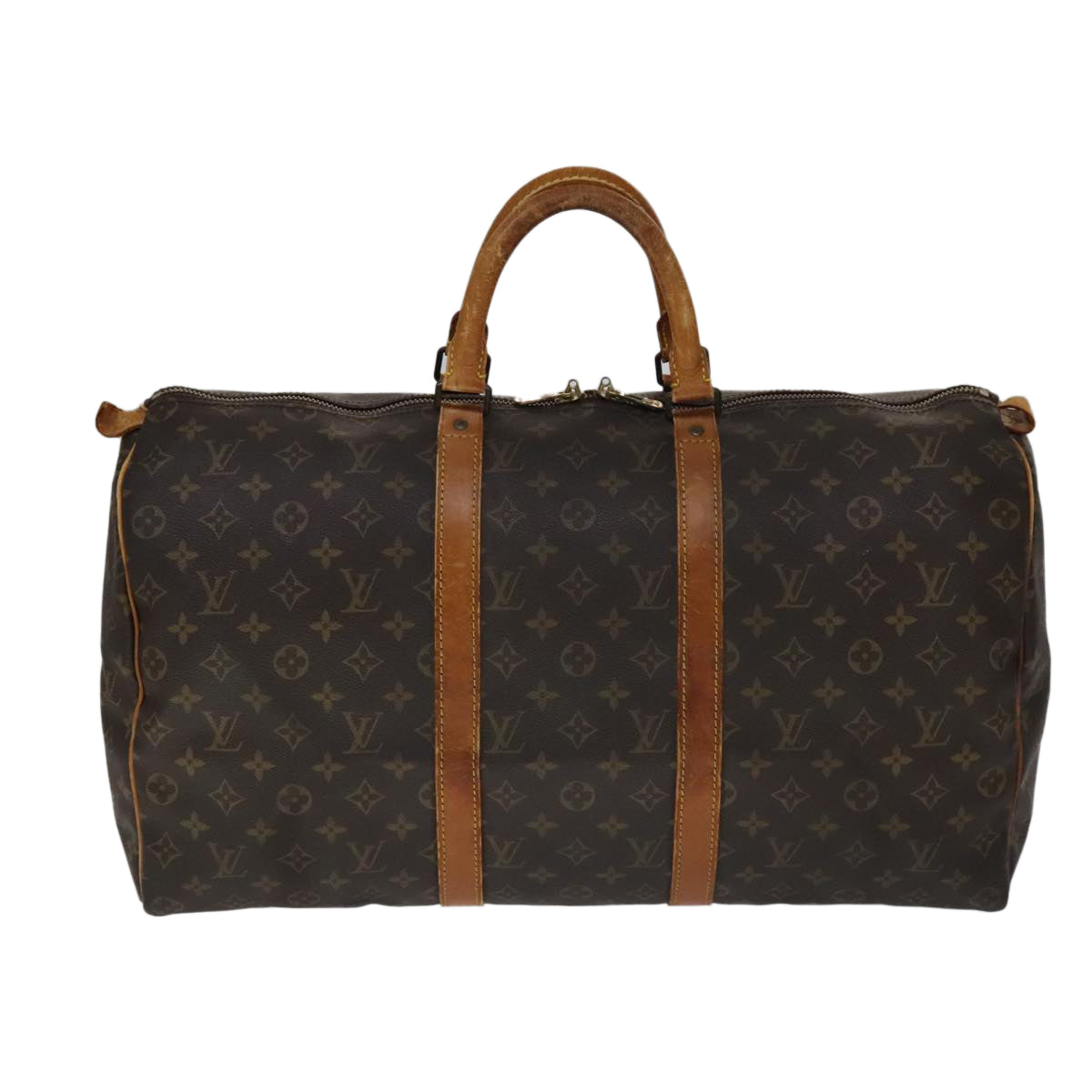 LOUIS VUITTON Monogram Keepall 50 Boston Bag M41426 LV 109278