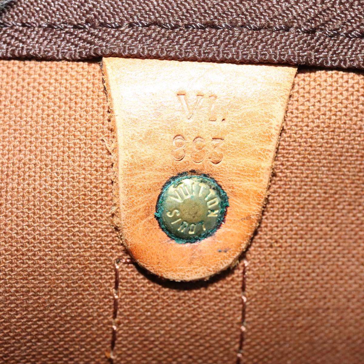 LOUIS VUITTON Monogram Keepall 50 Boston Bag M41426 LV 109278