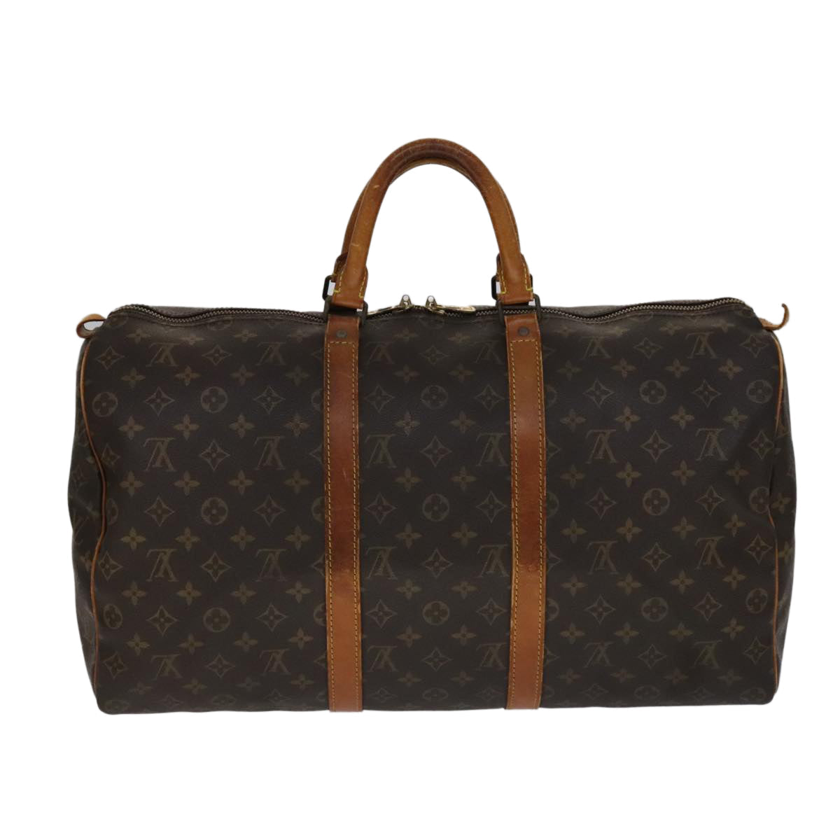 LOUIS VUITTON Monogram Keepall 50 Boston Bag M41426 LV 109278