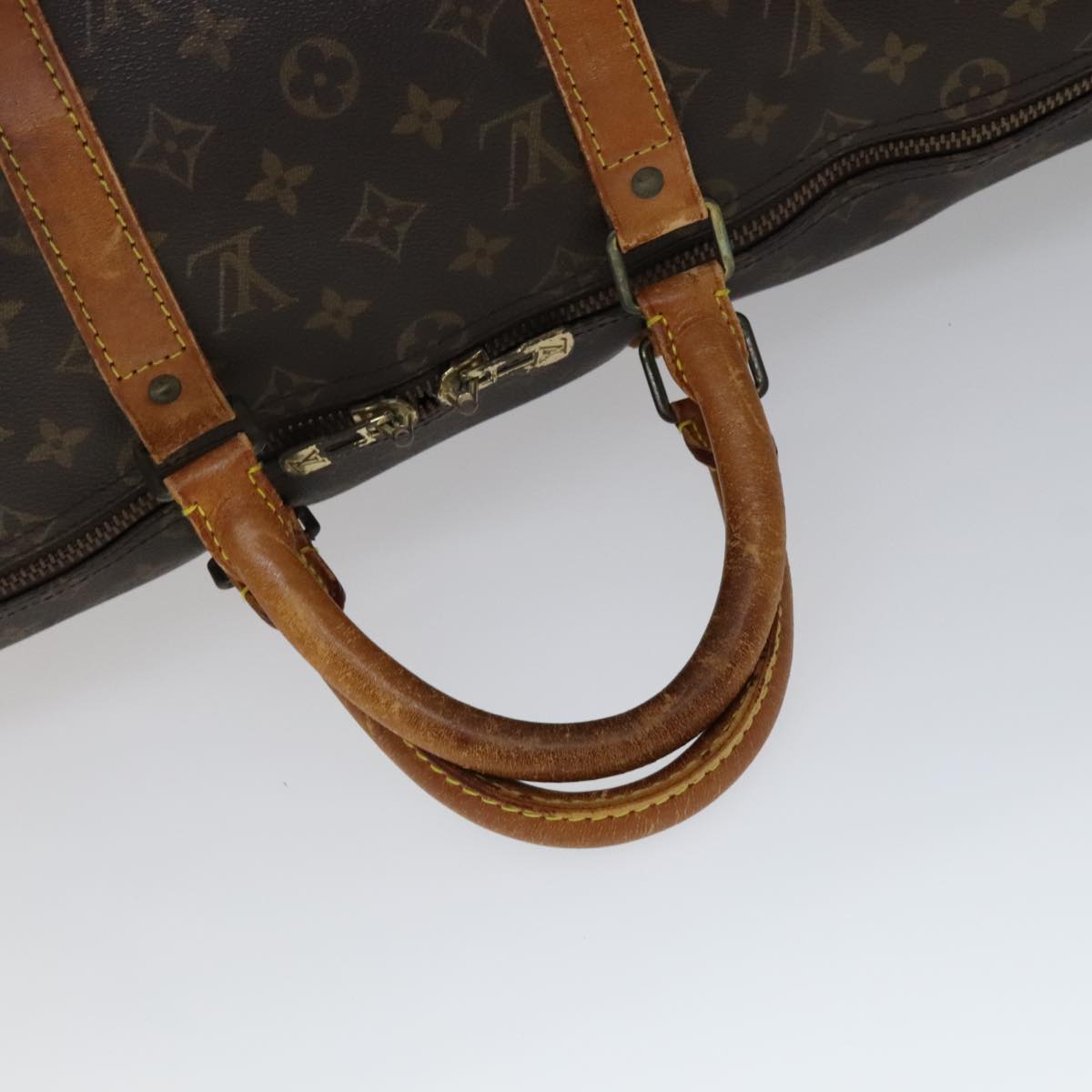 LOUIS VUITTON Monogram Keepall 50 Boston Bag M41426 LV 109278