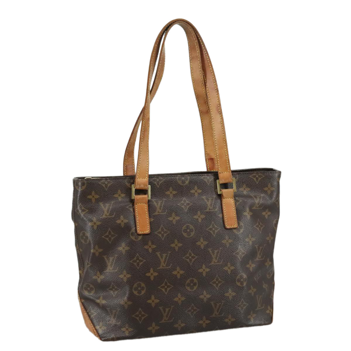 LOUIS VUITTON Monogram Cabas Piano Tote Bag M51148 LV 109281