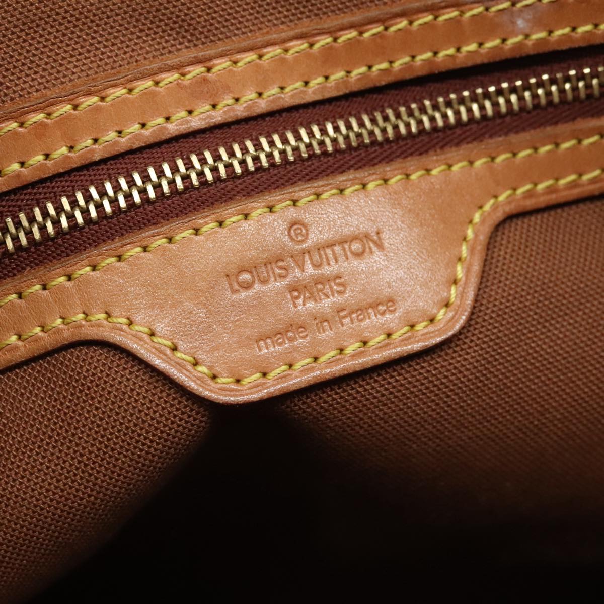LOUIS VUITTON Monogram Cabas Piano Tote Bag M51148 LV 109281