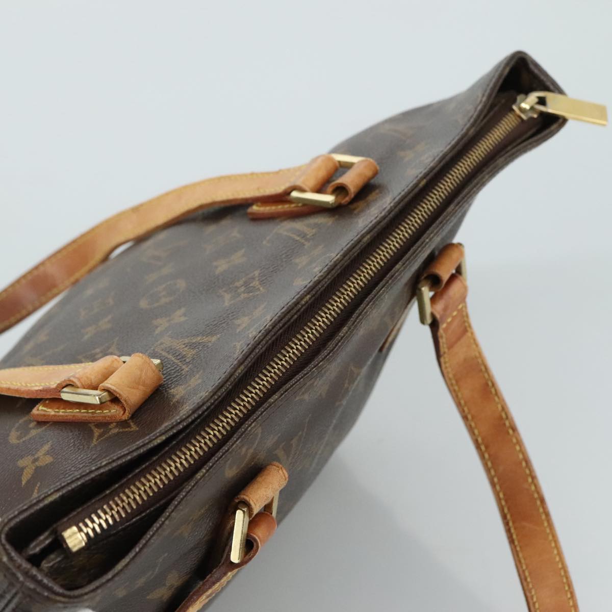 LOUIS VUITTON Monogram Cabas Piano Tote Bag M51148 LV 109281