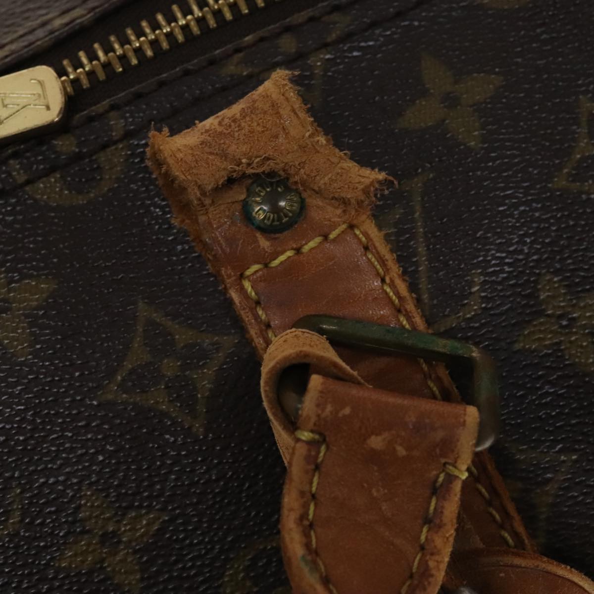LOUIS VUITTON Monogram Keepall 55 Boston Bag Vintage M41424 LV 109365
