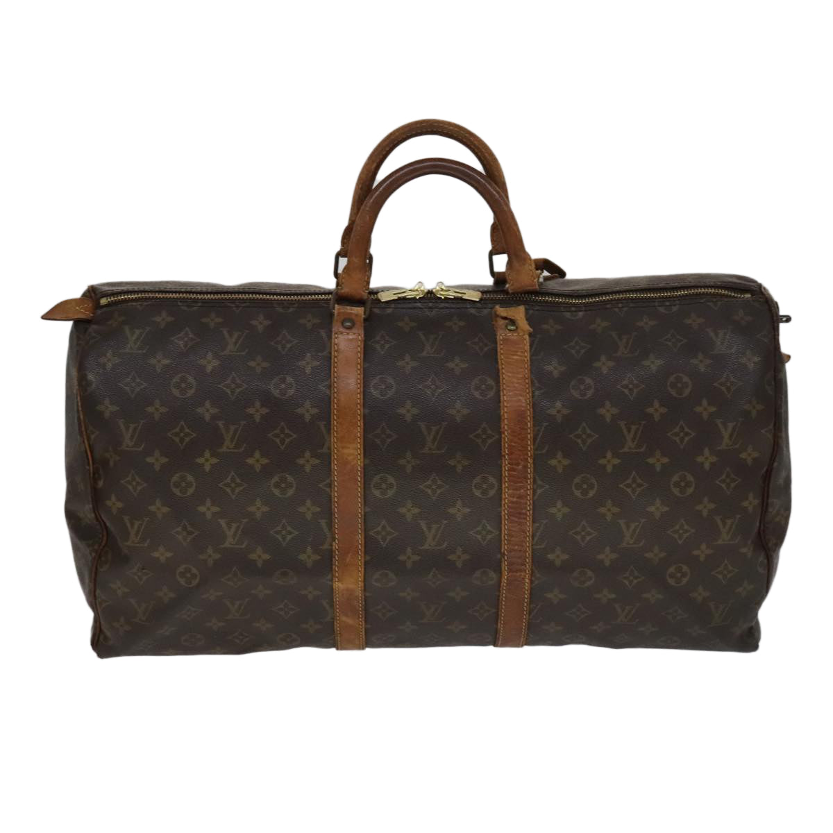 LOUIS VUITTON Monogram Keepall 55 Boston Bag Vintage M41424 LV 109365