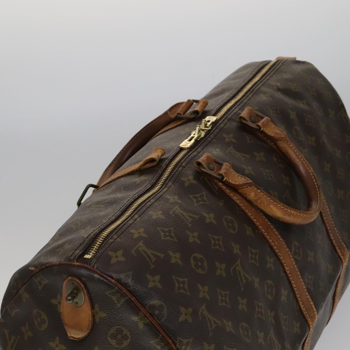 LOUIS VUITTON Monogram Keepall 55 Boston Bag Vintage M41424 LV 109365