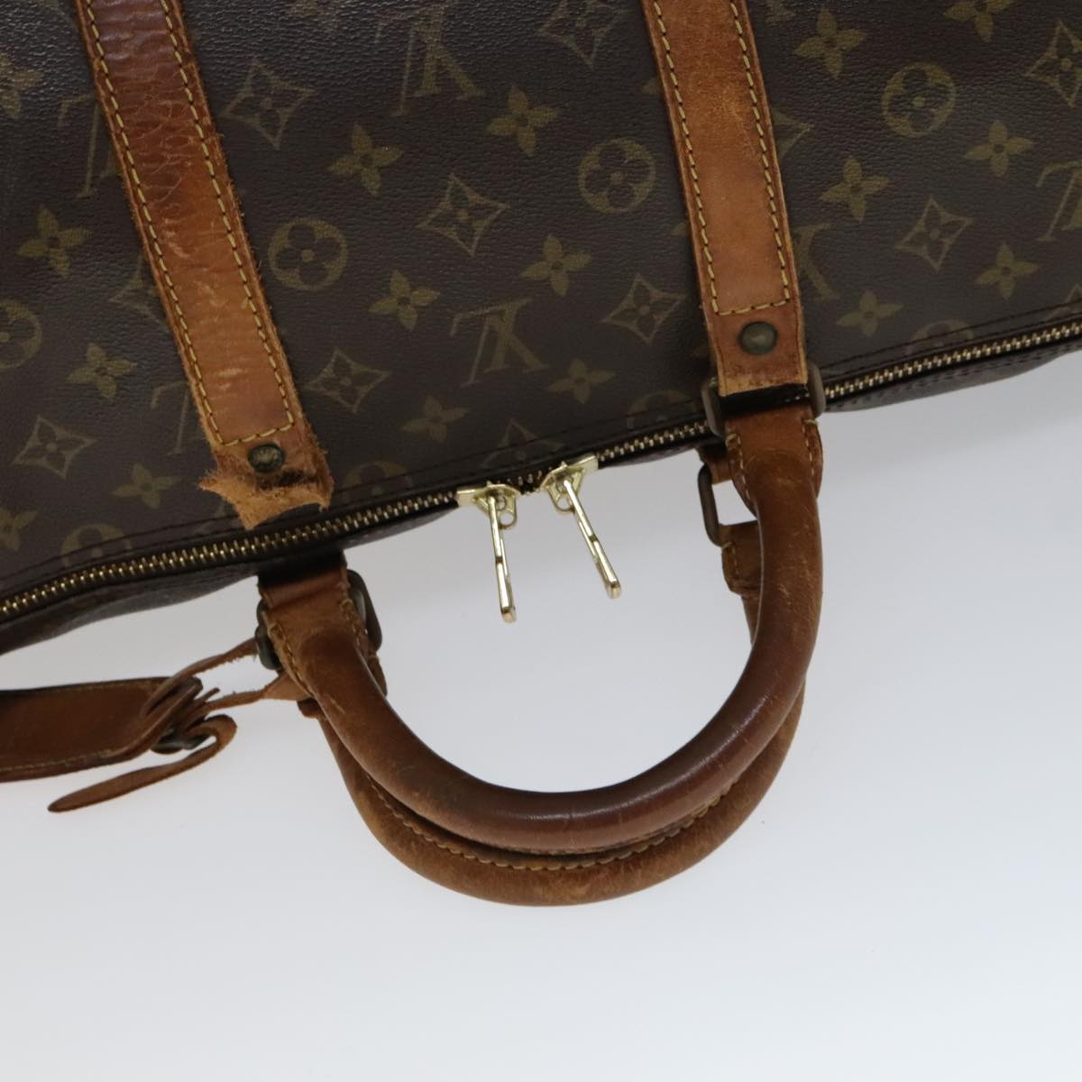 LOUIS VUITTON Monogram Keepall 55 Boston Bag Vintage M41424 LV 109365