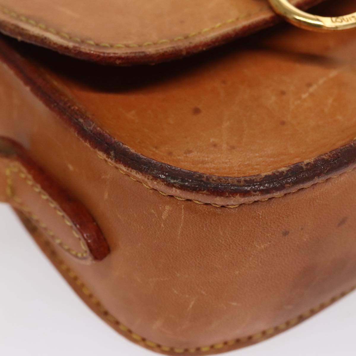 LOUIS VUITTON Nomad Bebe Saint Cloud Shoulder Bag Leather Beige LV 109371