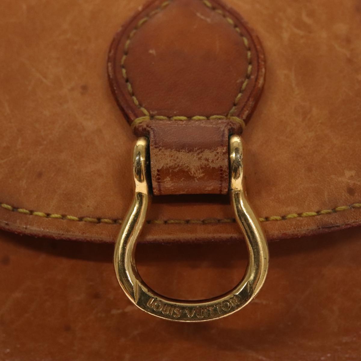 LOUIS VUITTON Nomad Bebe Saint Cloud Shoulder Bag Leather Beige LV 109371