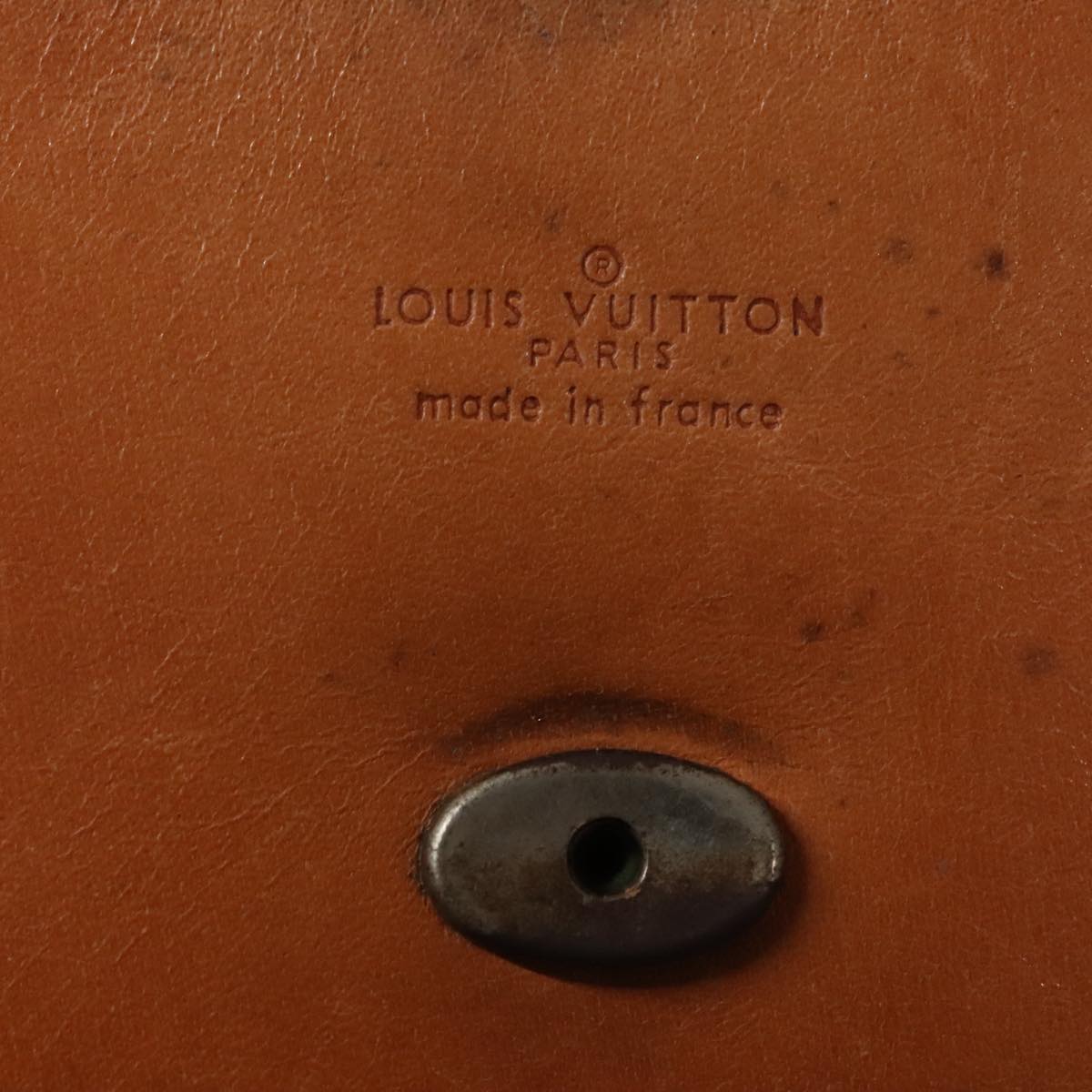 LOUIS VUITTON Nomad Bebe Saint Cloud Shoulder Bag Leather Beige LV 109371