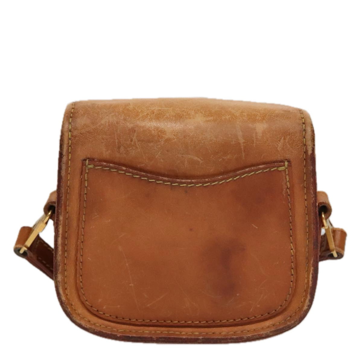 LOUIS VUITTON Nomad Bebe Saint Cloud Shoulder Bag Leather Beige LV 109371