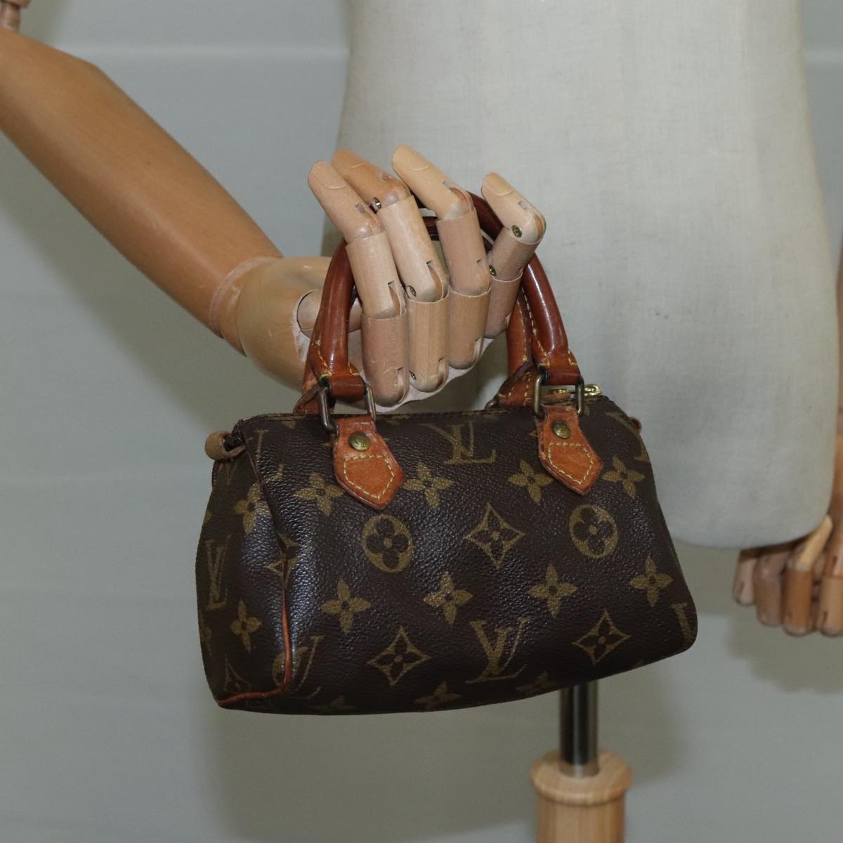 LOUIS VUITTON Monogram Mini Speedy Hand Bag M41534 LV 109389