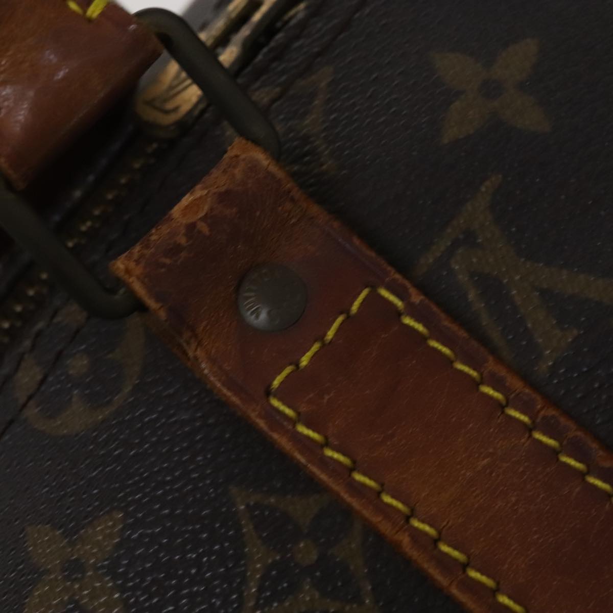 LOUIS VUITTON Monogram Keepall 45 Boston Bag M41428 LV 109398