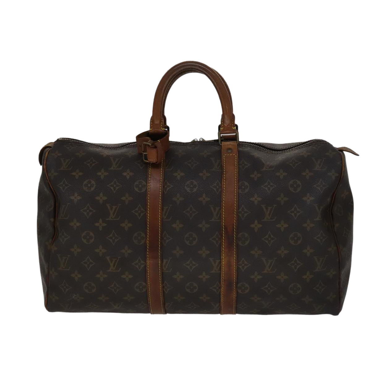 LOUIS VUITTON Monogram Keepall 45 Boston Bag M41428 LV 109398