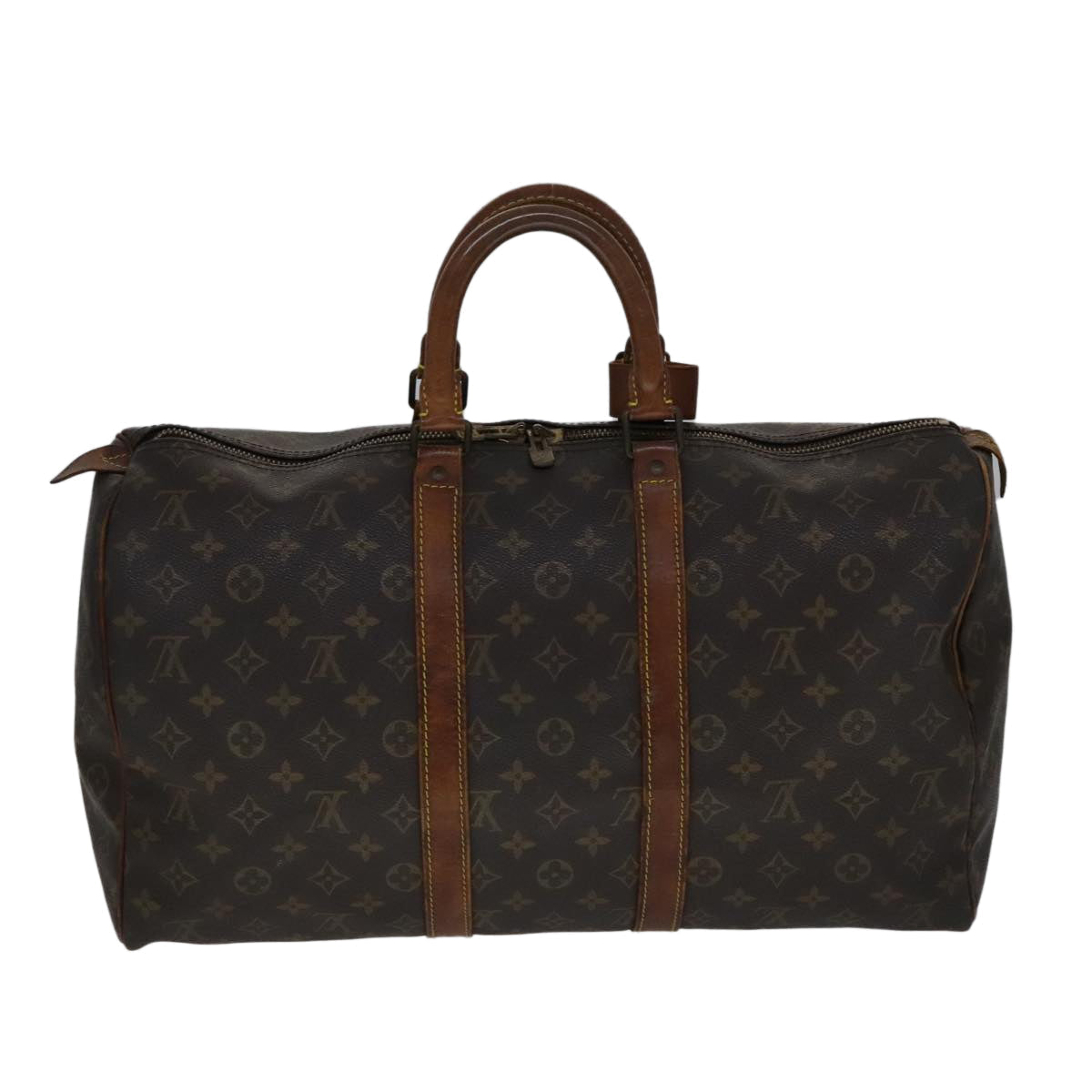 LOUIS VUITTON Monogram Keepall 45 Boston Bag M41428 LV 109398