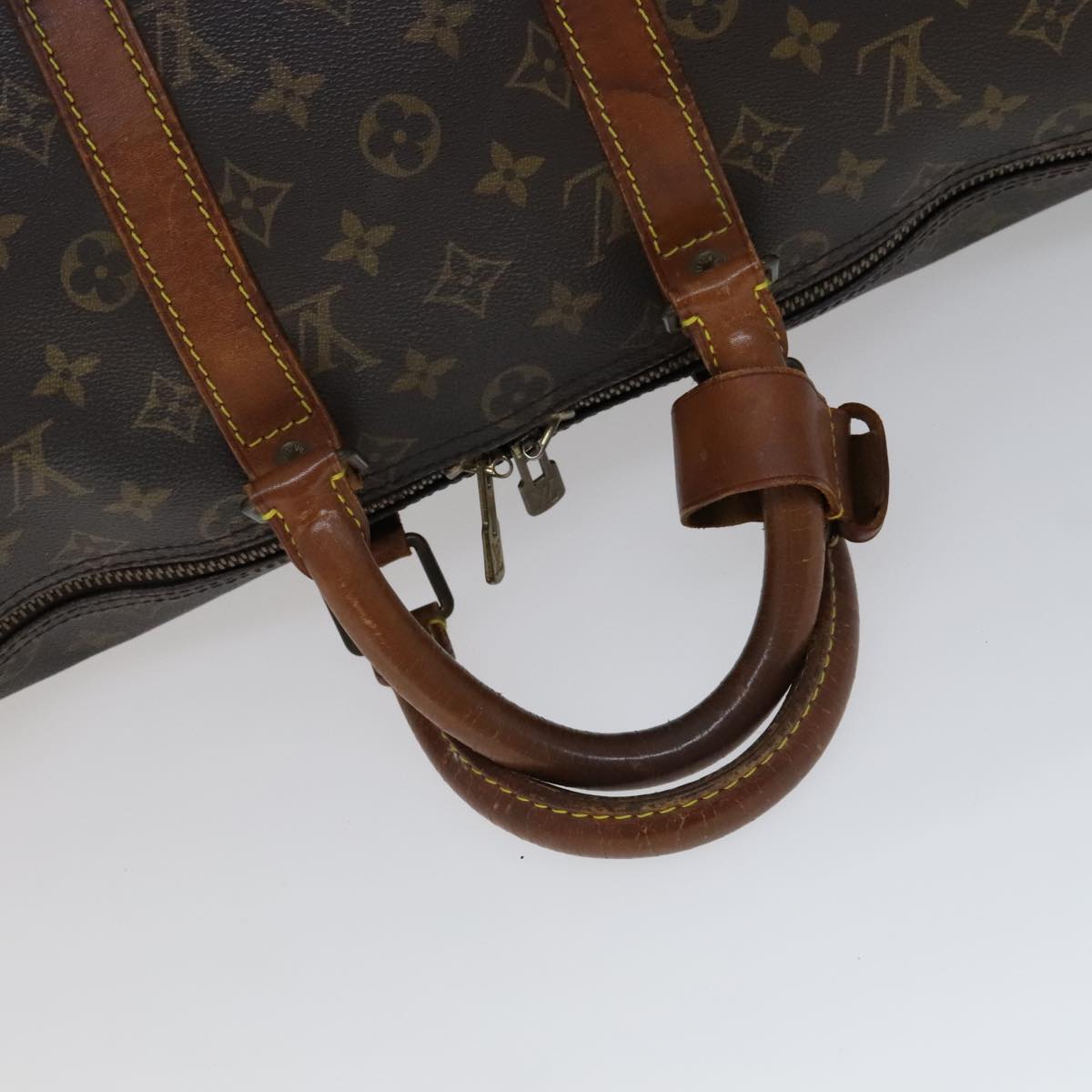 LOUIS VUITTON Monogram Keepall 45 Boston Bag M41428 LV 109398