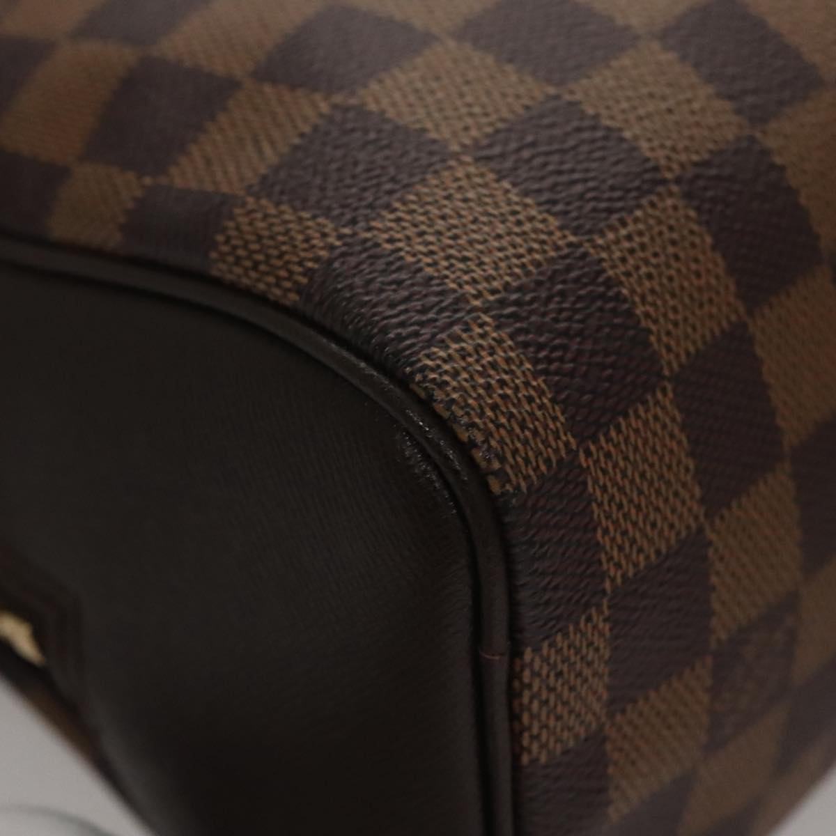 LOUIS VUITTON Damier Ebene Brera Hand Bag N51150 LV 109447