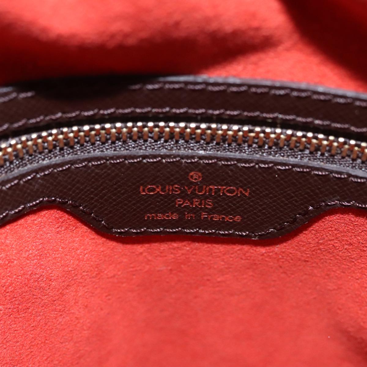 LOUIS VUITTON Damier Ebene Brera Hand Bag N51150 LV 109447