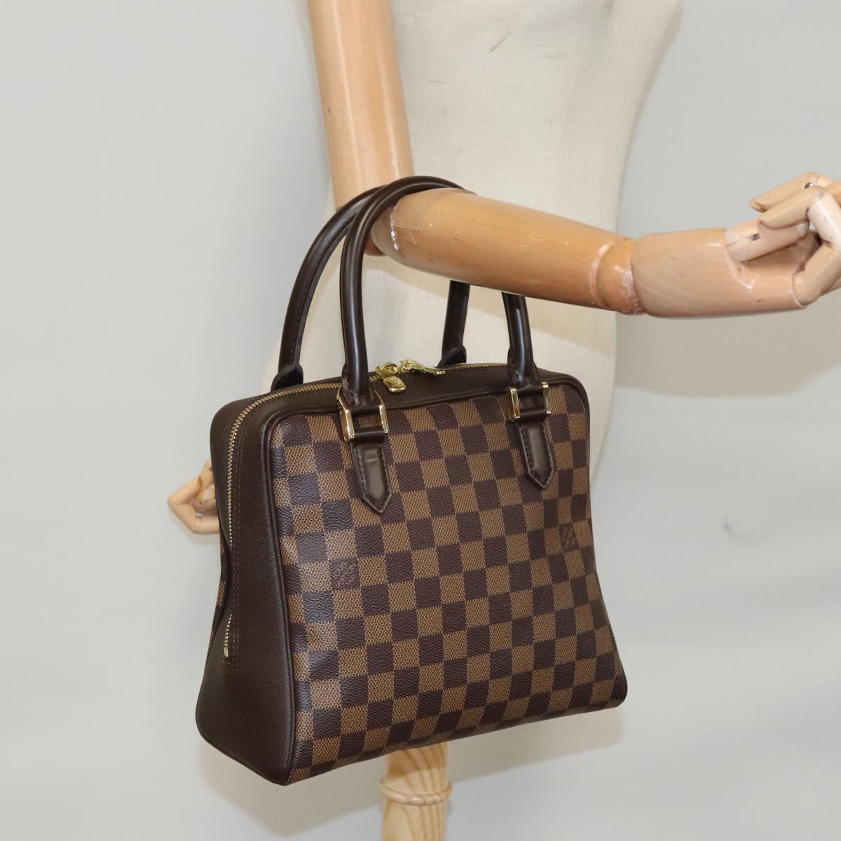 LOUIS VUITTON Damier Ebene Brera Hand Bag N51150 LV 109447