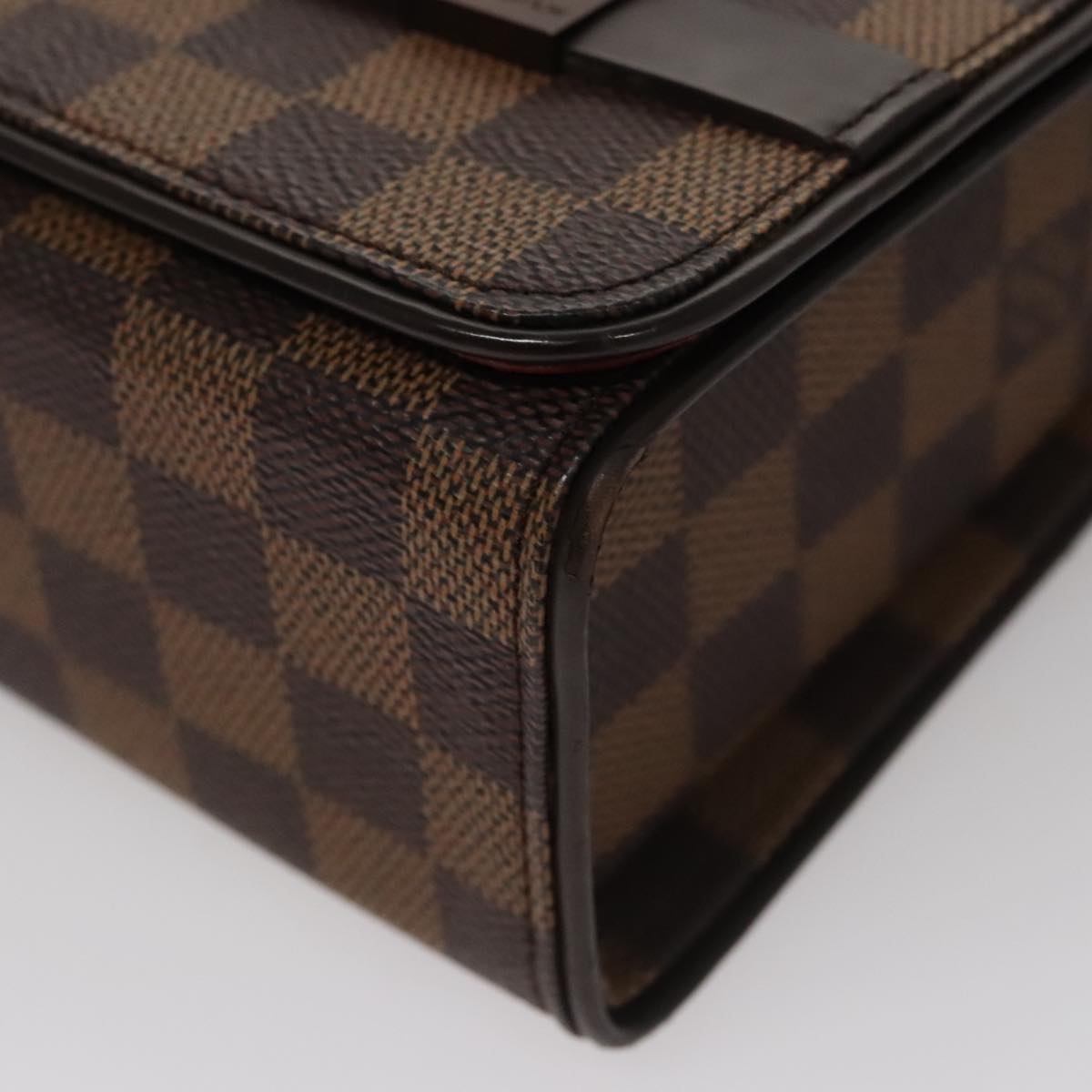 LOUIS VUITTON Damier Ebene Tribeca Carre Shoulder Bag N51161 LV 109448