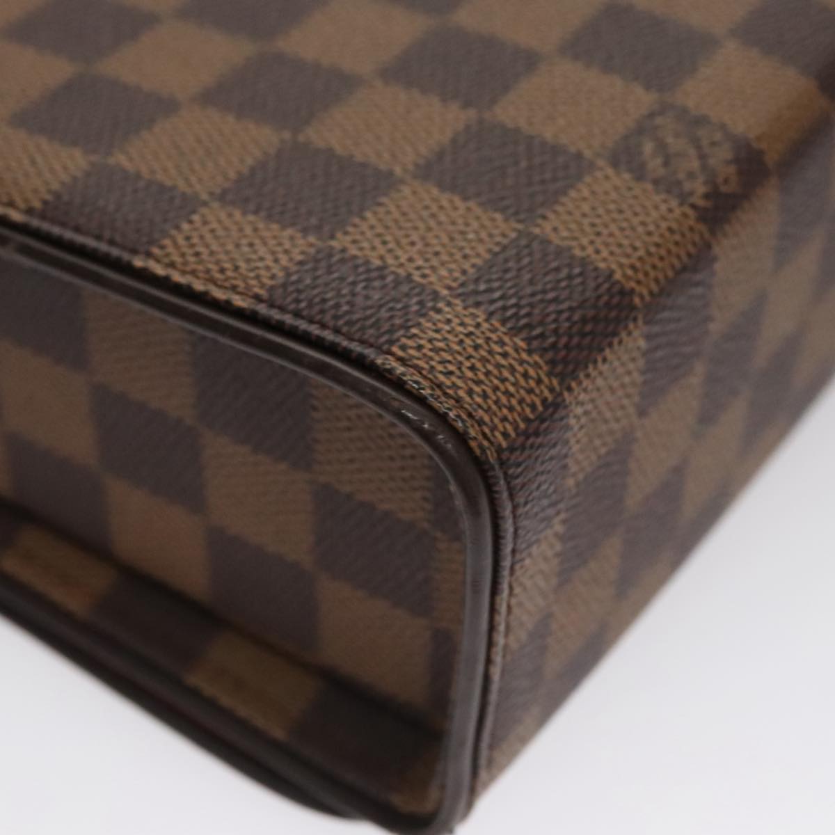 LOUIS VUITTON Damier Ebene Tribeca Carre Shoulder Bag N51161 LV 109448