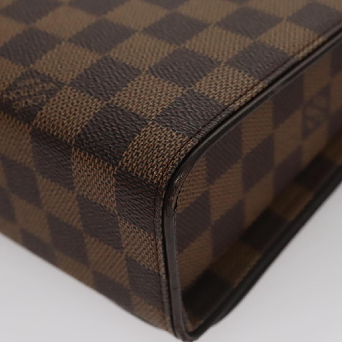LOUIS VUITTON Damier Ebene Tribeca Carre Shoulder Bag N51161 LV 109448