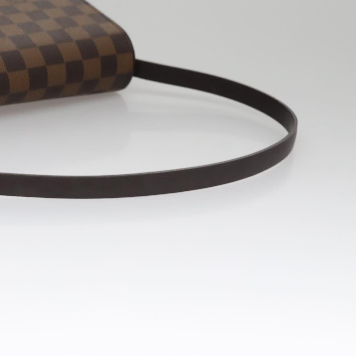LOUIS VUITTON Damier Ebene Tribeca Carre Shoulder Bag N51161 LV 109448