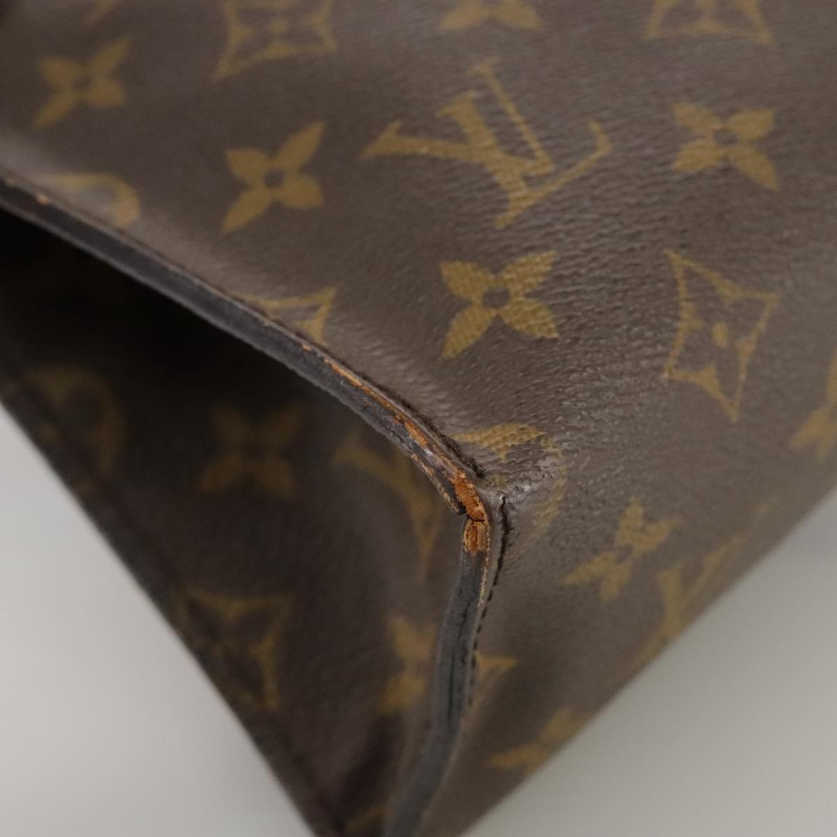 LOUIS VUITTON Monogram Sac tri-angle Hand Bag Vintage M51360 LV 109453