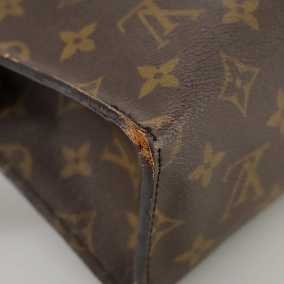 LOUIS VUITTON Monogram Sac tri-angle Hand Bag Vintage M51360 LV 109453