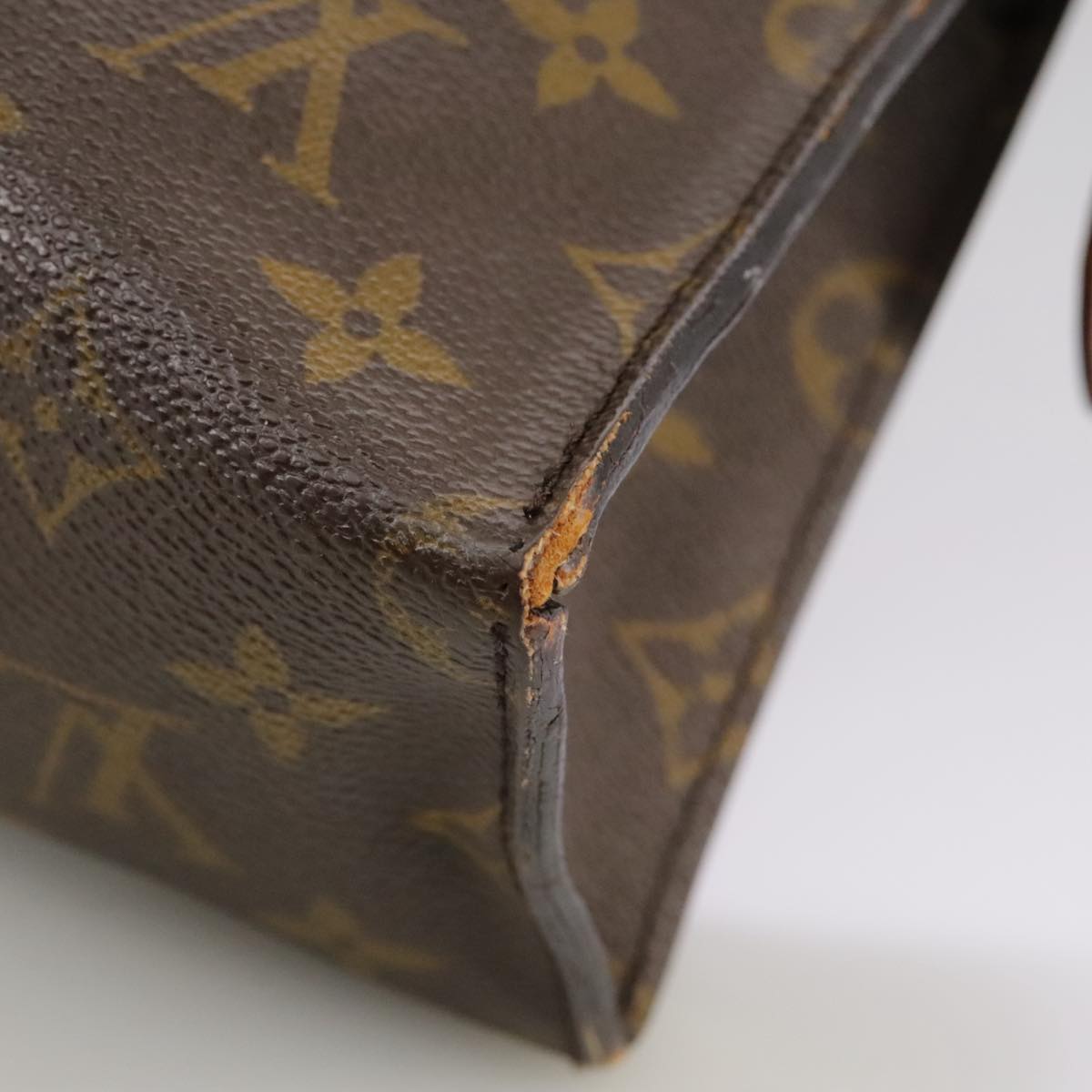 LOUIS VUITTON Monogram Sac tri-angle Hand Bag Vintage M51360 LV 109453