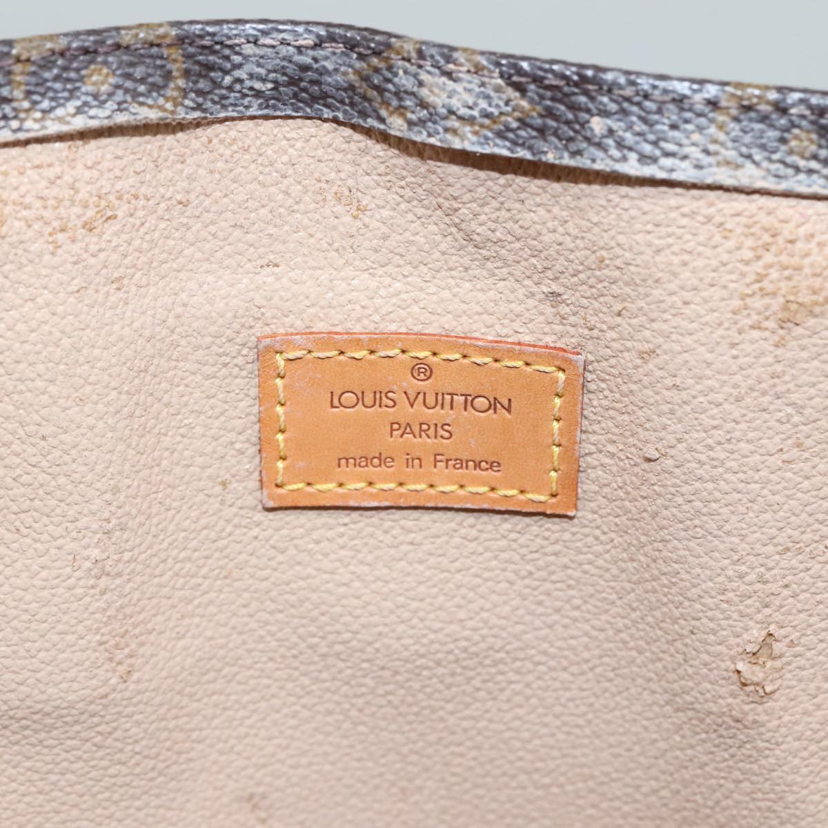 LOUIS VUITTON Monogram Sac Plat Hand Bag M51140 LV 109464