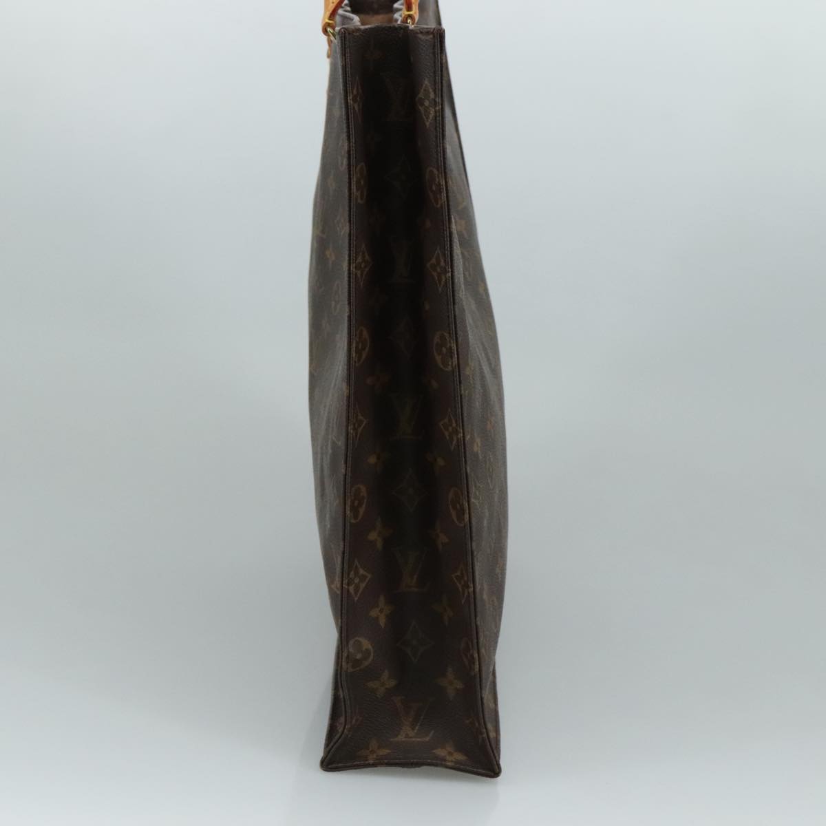 LOUIS VUITTON Monogram Sac Plat Hand Bag M51140 LV 109464