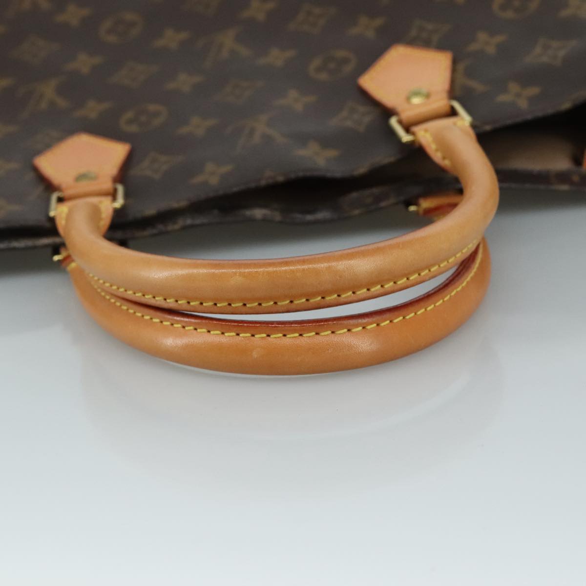 LOUIS VUITTON Monogram Sac Plat Hand Bag M51140 LV 109464