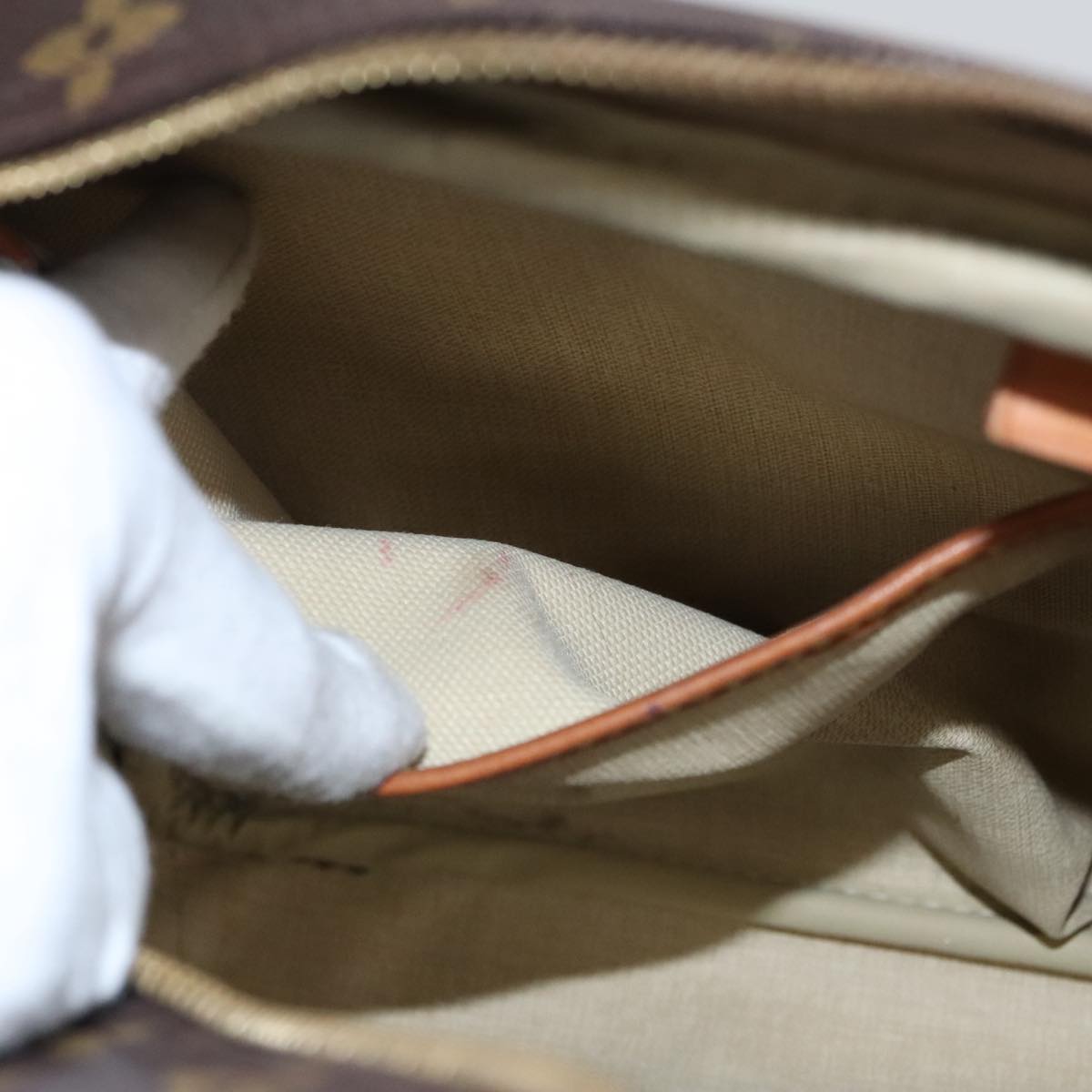 LOUIS VUITTON Monogram Deauville Hand Bag M47270 LV 109470